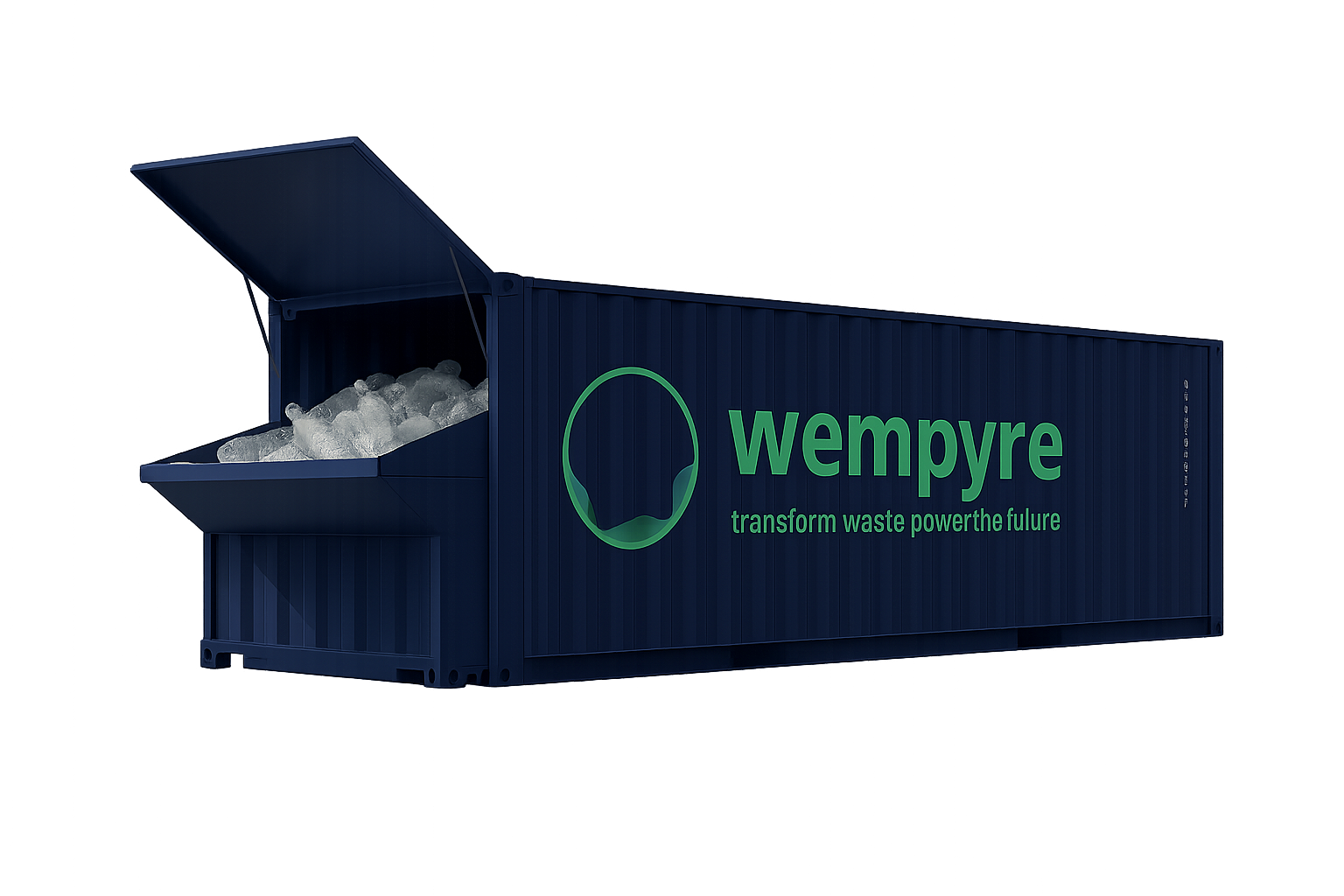 wempyre Container mit Trichter